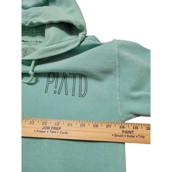 Panic! At the Disco Sz S Concert Sweatshirt Pullover Hoodie 2018 Turquoise/blue - Picture 4 of 7